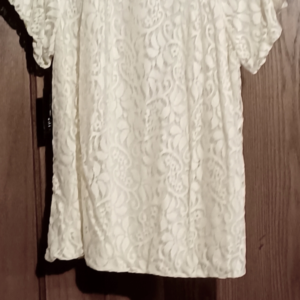 International Concepts Women (INC) Indian Summer Birch Tree Dress Shirt, Size 1x